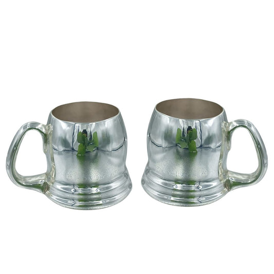 Pair of beer mugs Happiness