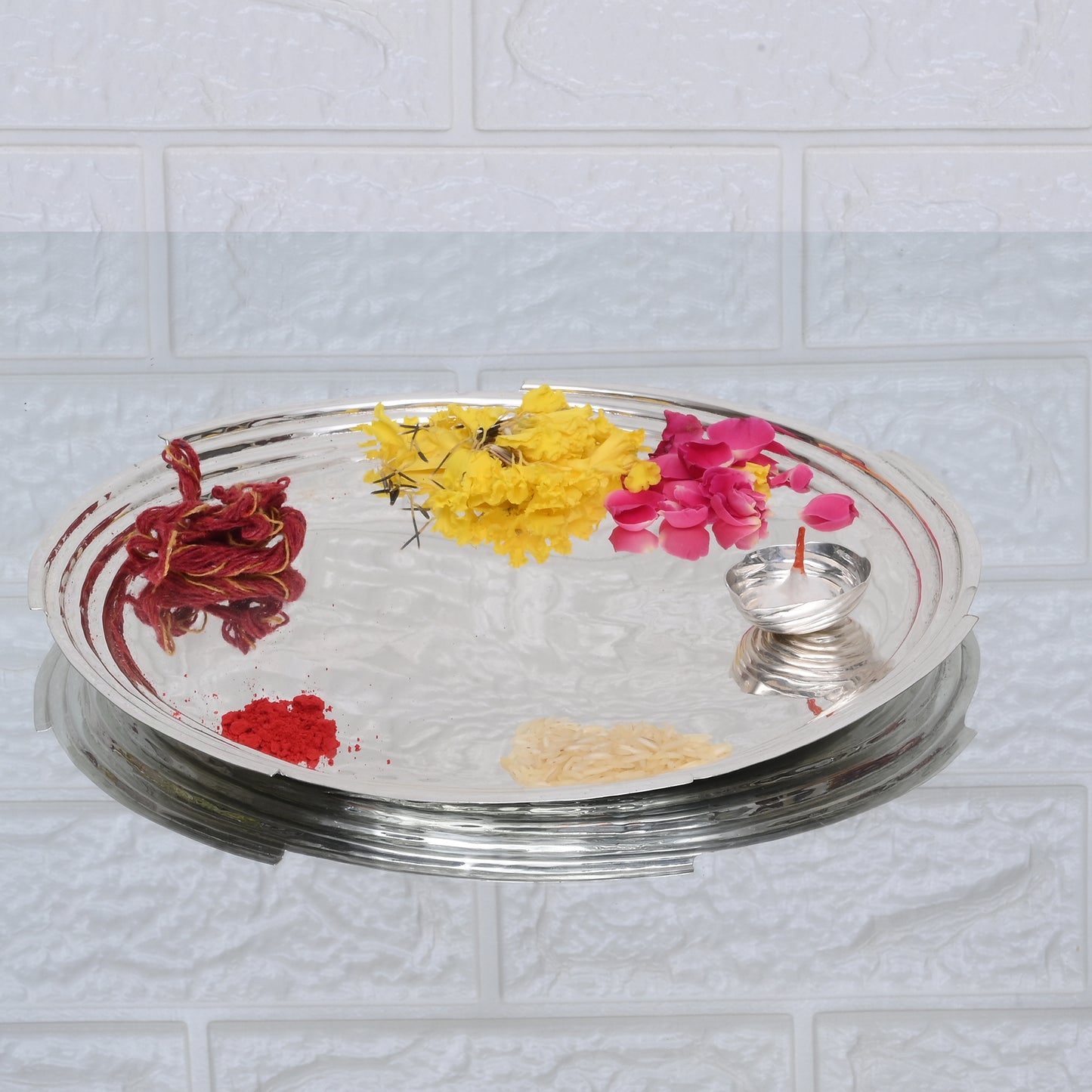 Spiral Puja Thali Set