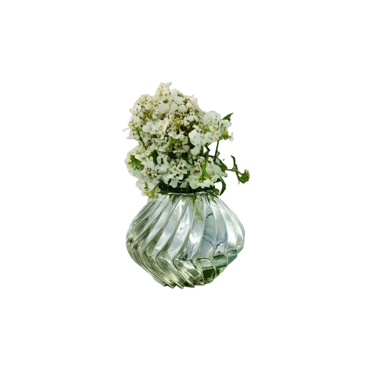 Pleated vase small